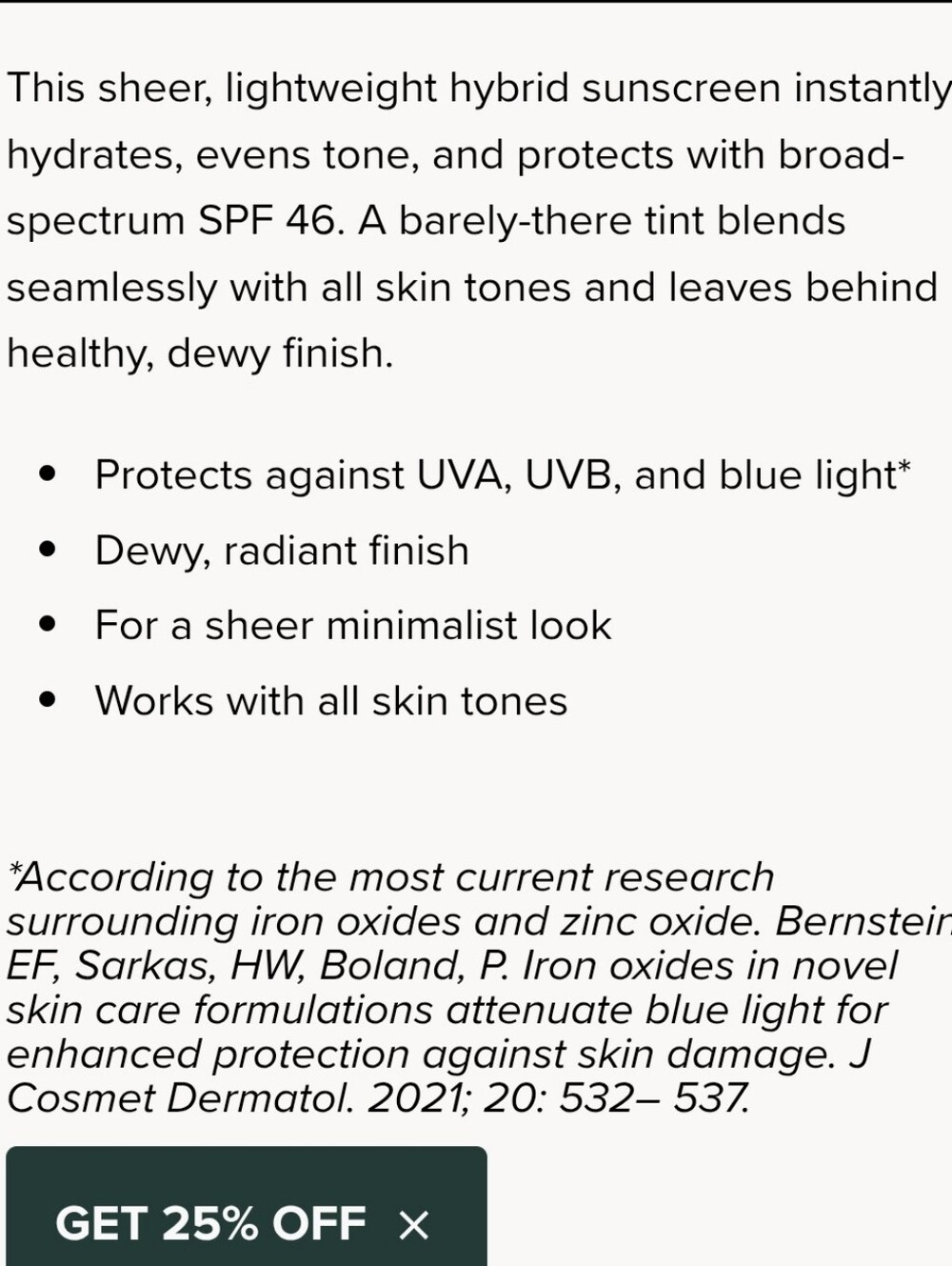 DRMTLGY Universal Tinted Moisturizer SPF 46 - Picture 6 of 6